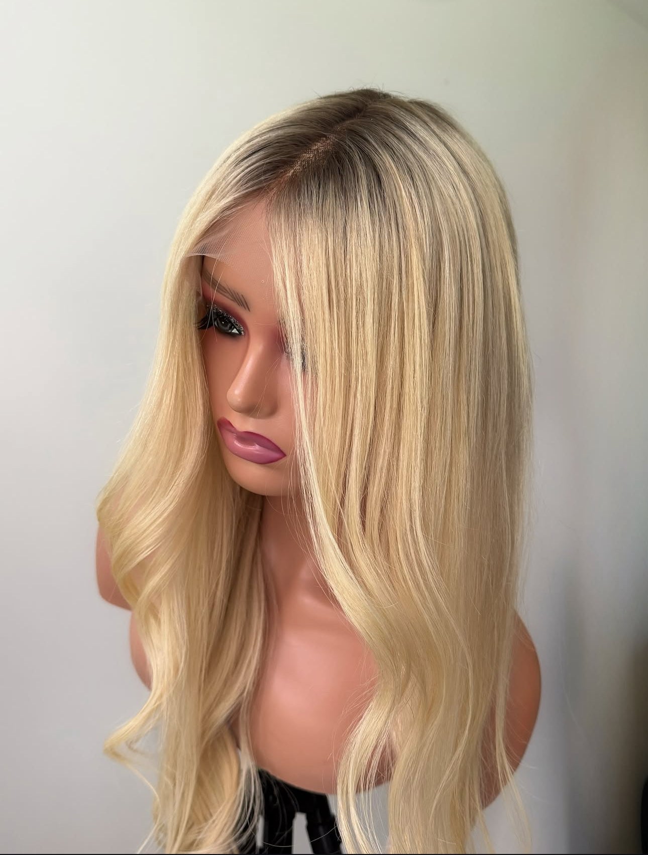 Rooted Helios Honey - 13"X6" Lace Front Human Hair Wig