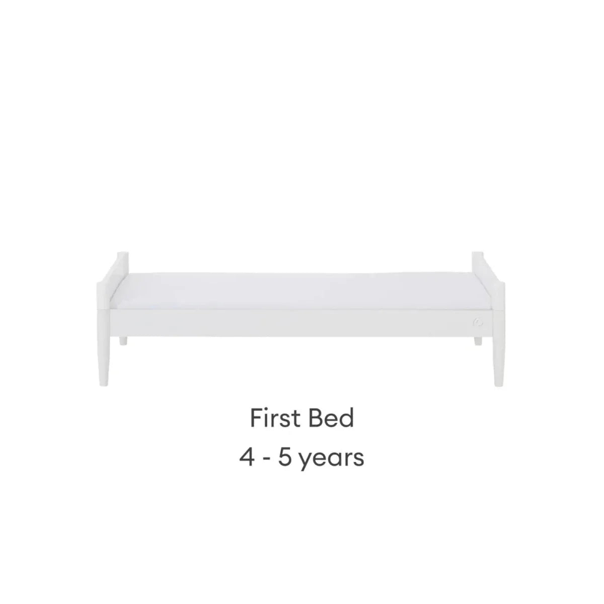 Gaia Baby Eos Nursery Cot Bed - All White