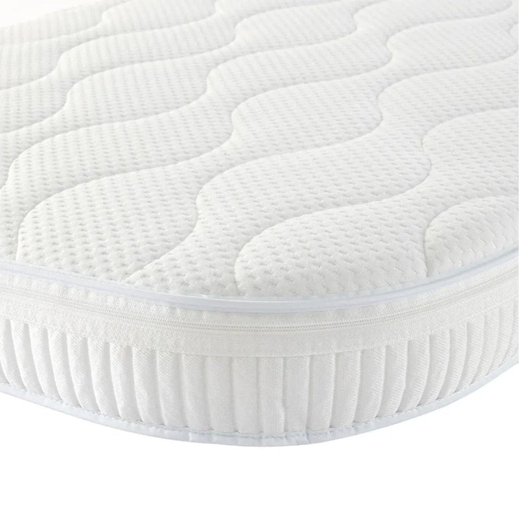 Gaia Baby Serena Mini Cot and Cot Bed Set - White/Natural