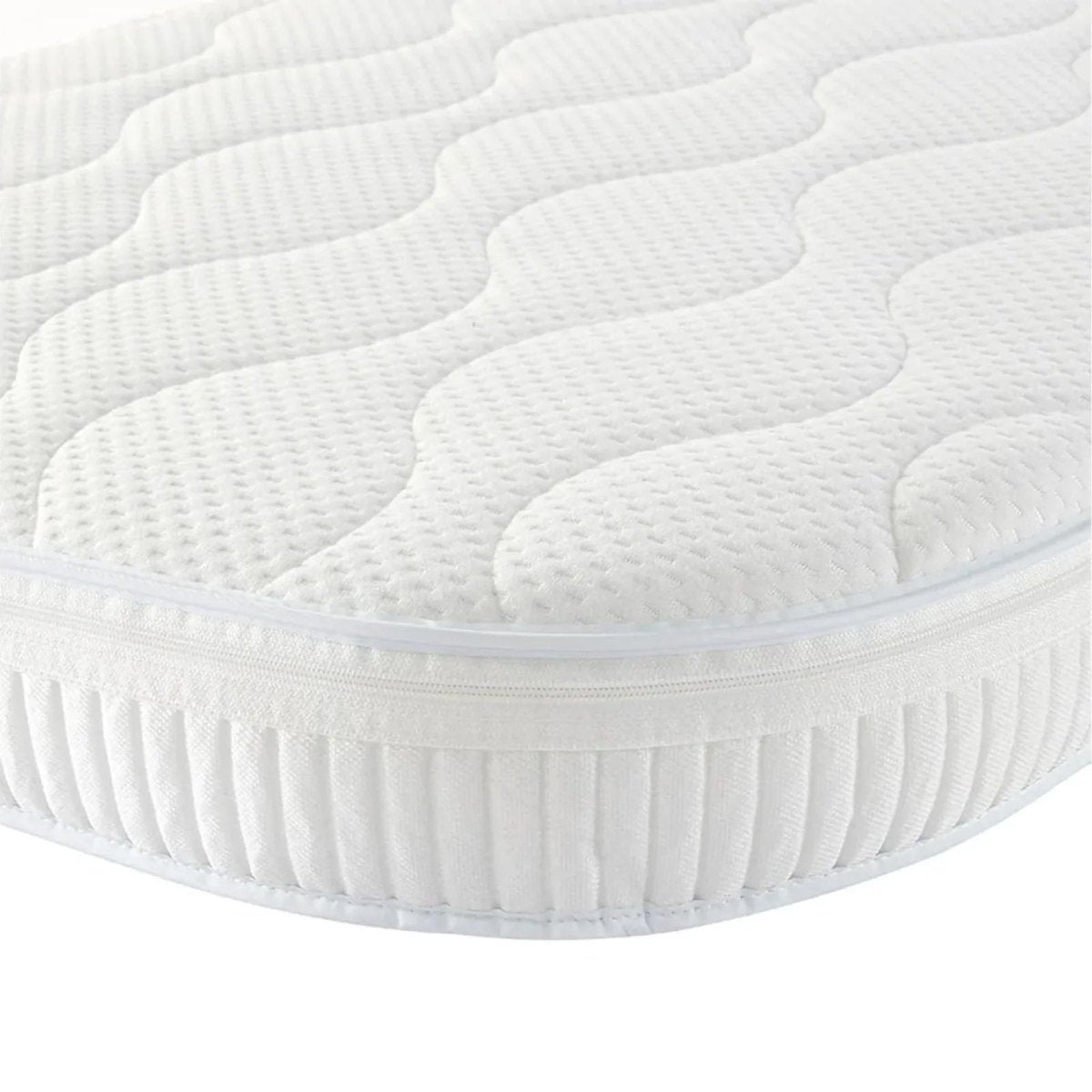 Gaia Baby Serena Mini Cot & Cot Bed Set - White/Walnut