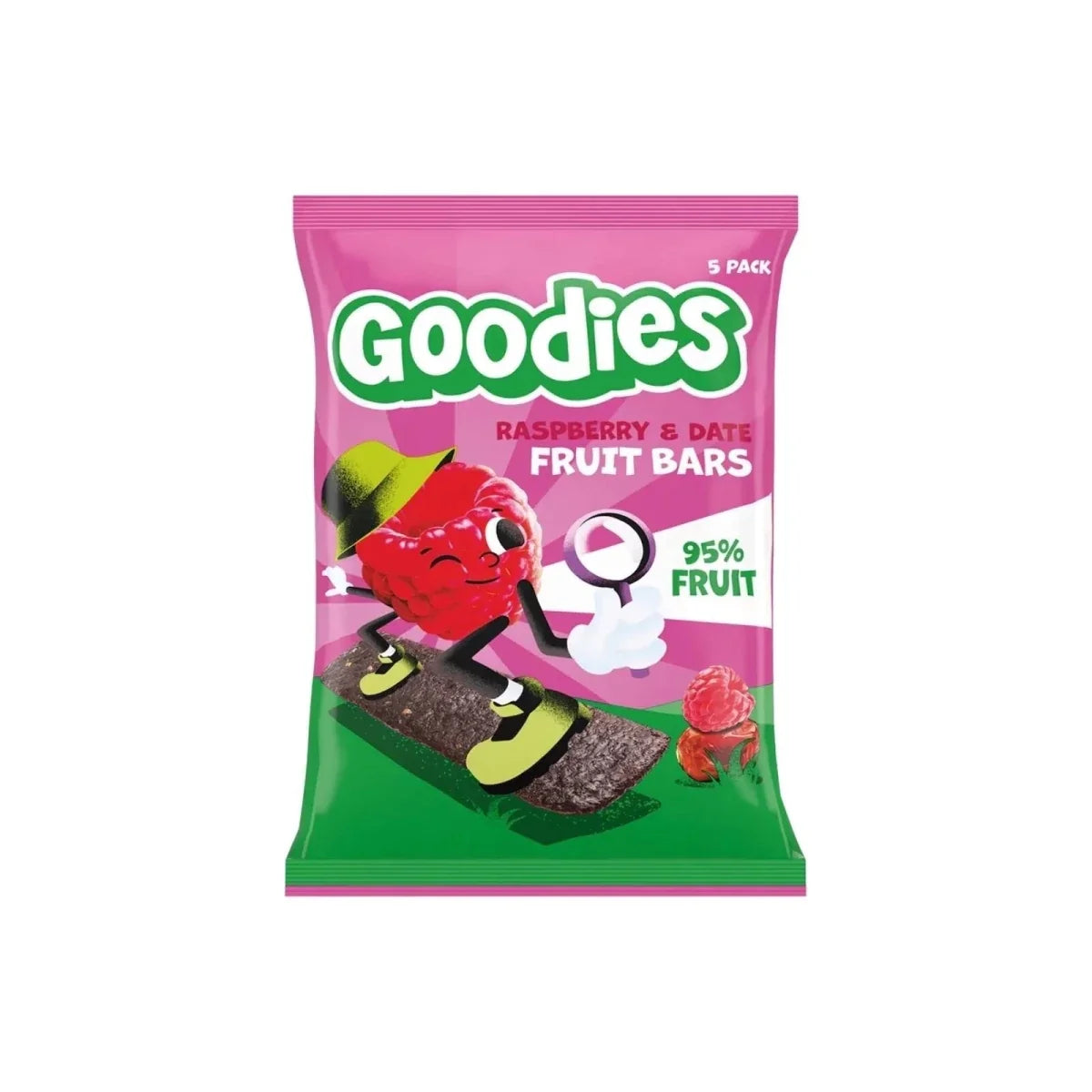 Goodies Raspberry & Date Fruit Bars 3+ years 100g (5x20g)