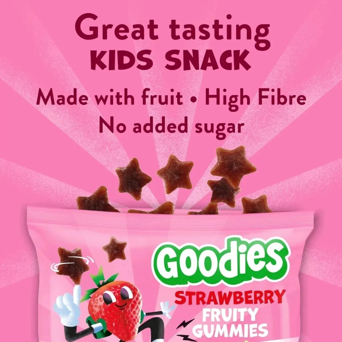 Goodies Strawberry Fruit Gummies 3+ years 17g