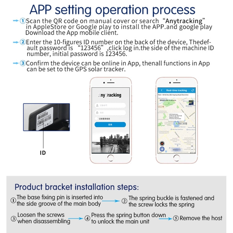 RF-V34 Sheep Cow Cattle Livestock IP67 Waterproof Solar GSM GPS WiFi Tracking without Fixed Bottom Plate, Support Voice Monitoring & Anti-remove Alarm & SOS