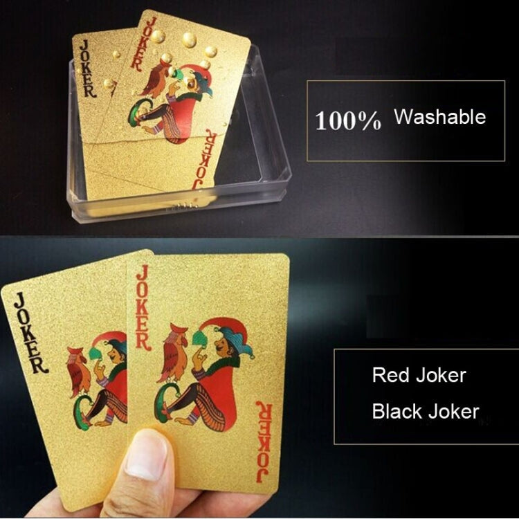 Creative Frosted  Back Texture Plastic From Vegas to Macau Playing Cards Texas Poker Novelty Collection Gift, Mosaic Gold Dollar Paper Box, Mosaic Gold New Dollar Paper Box, Golden Dragon and Phoenix Paper Box                                           ...