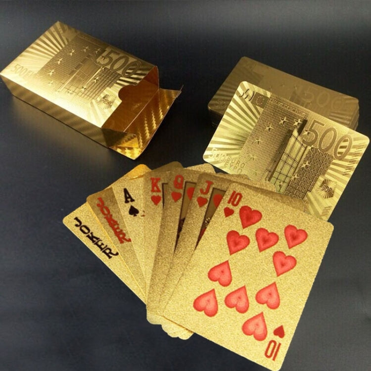 Creative Frosted  Back Texture Plastic From Vegas to Macau Playing Cards Texas Poker Novelty Collection Gift, Mosaic Gold Dollar Paper Box, Mosaic Gold New Dollar Paper Box, Golden Dragon and Phoenix Paper Box                                           ...