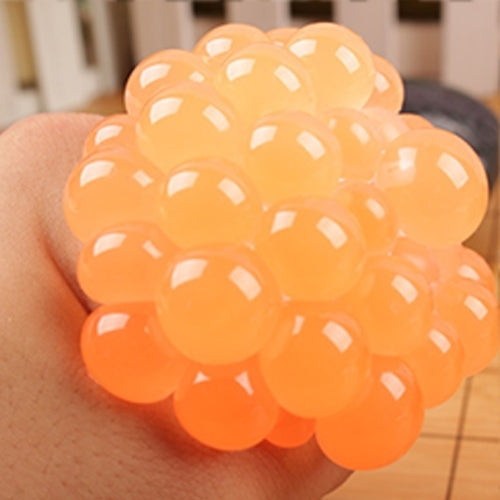 6cm Anti-Stress Face Reliever Grape Ball Extrusion Mood Squeeze Relief Healthy Funny Tricky Vent Toy, 6cm Orange, 6cm Green, 6cm Blue, 6cm Magenta
