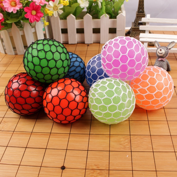 6cm Anti-Stress Face Reliever Grape Ball Extrusion Mood Squeeze Relief Healthy Funny Tricky Vent Toy, 6cm Orange, 6cm Green, 6cm Blue, 6cm Magenta