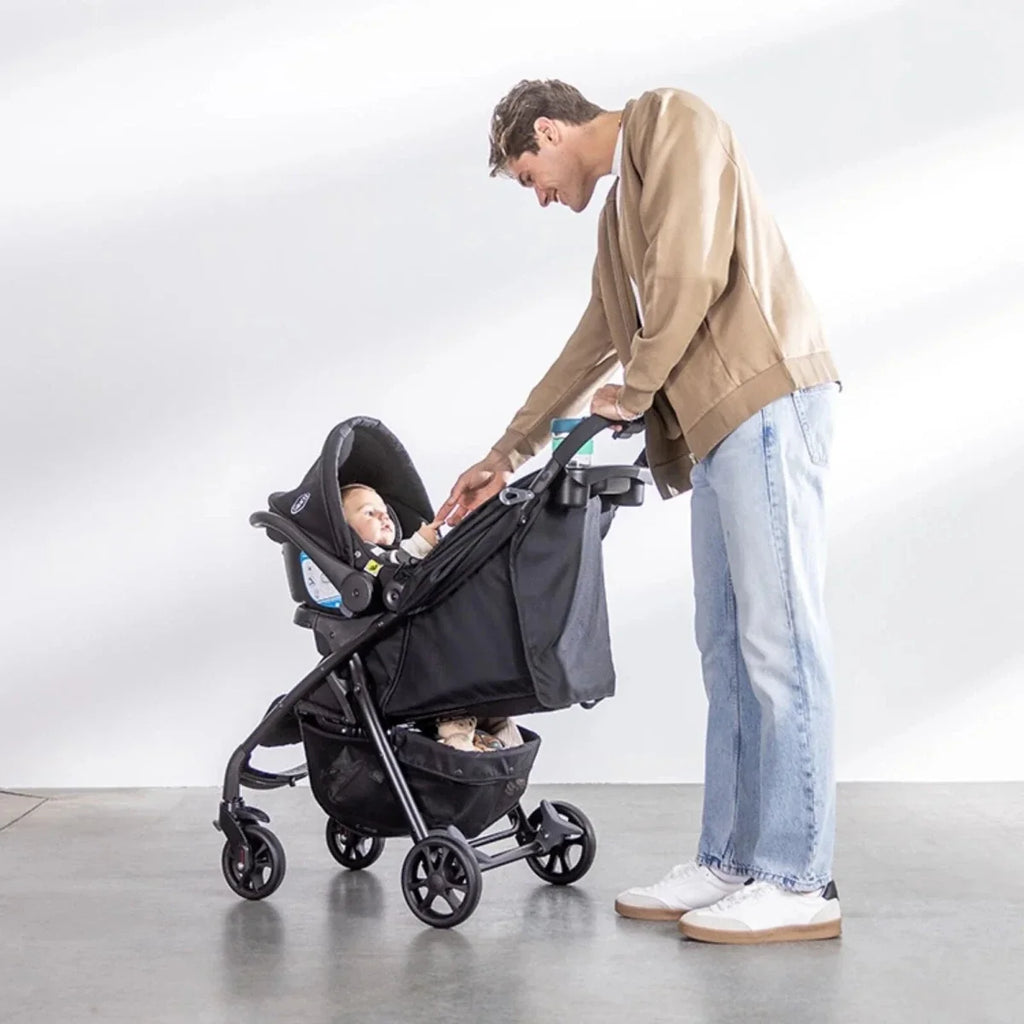 Graco Tavira Travel System with SnugLite i-Size R129 Car Seat - Midnight
