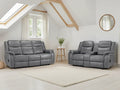 Galaxy Tech Smart Electric Recliner Sofa:  Leatheraire 3+2 Set