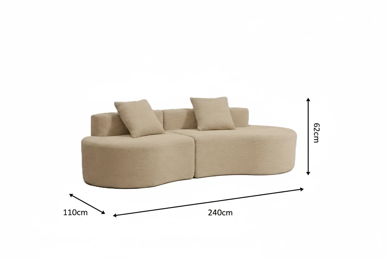 Cirrus Curve Modular Sofa | Sculptural Comfort