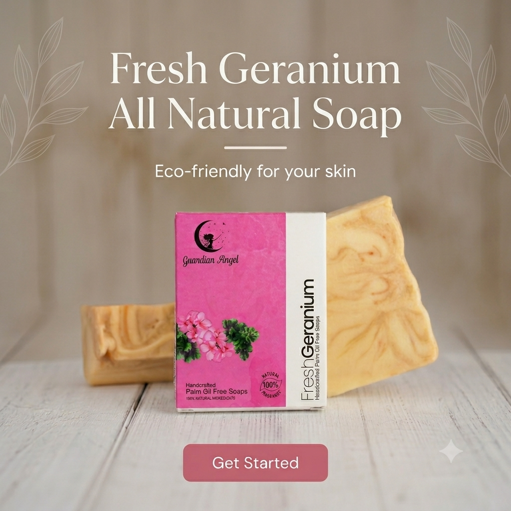 Fresh Geranium - Geranium, Lemon, Pink Clay, Spinach & May Chang