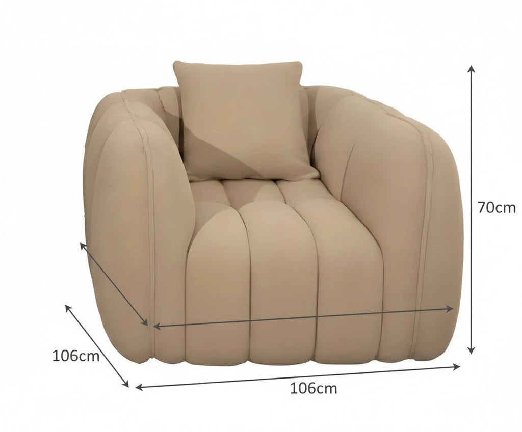 Cloud Comfort Boucl  Armchair