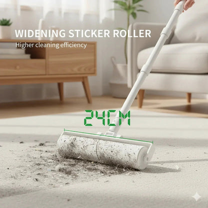 Floor Length Sticky Lint Roller for Pet Hair and Dust
