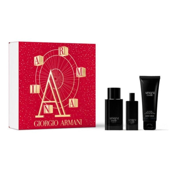 Giorgio Armani Armani Code Parfum Gift Set 75ml Parfum + 15ml Parfum + 75ml Shower Gel