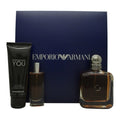 Giorgio Armani Emporio Armani Stronger With You Gift Set 100ml EDT + 15ml EDT + 75ml Shower Gel