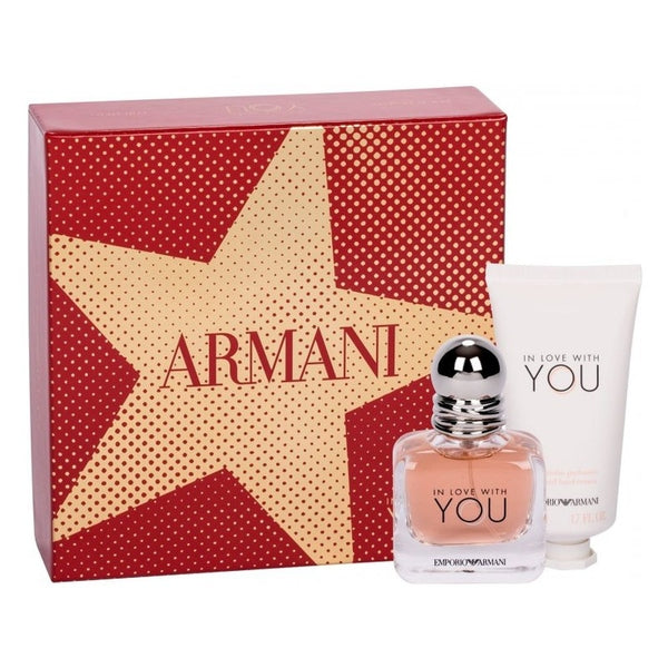 Giorgio Armani In Love With You Gift Set 30ml EDP Spray + 50ml Hand Cream