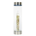 Bewater Love Fertility Glass Bottle - Rose Quartz, Green Aventurine & Rainbow Moonstone Crystal
