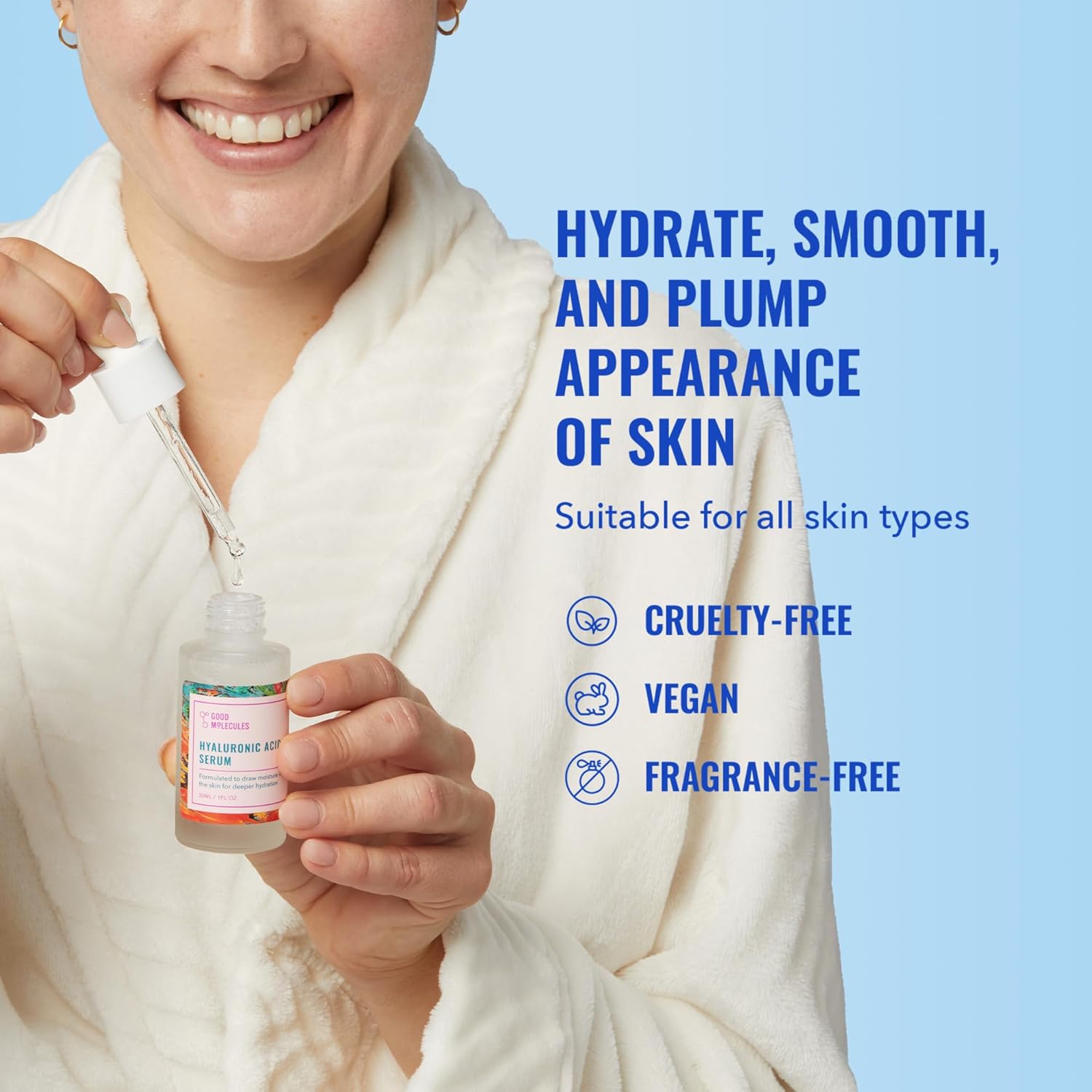 Good Molecules Hyaluronic Acid Serum - 30ML/1 FL OZ