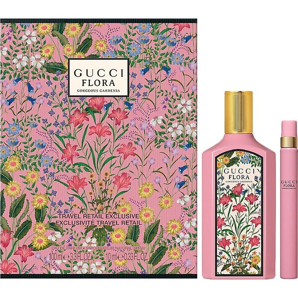 Gucci Flora Gorgeous Gardenia Eau de Parfum Gift Set 100ml EDP + 10ml EDP
