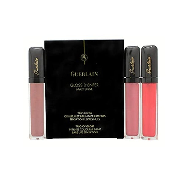 Guerlain Gloss D'Enfer Gift Set 3 x 7.5ml Maxi Shine Lip Gloss (This gift set contains:

- 1 x 7.5ml La Petite Robe Noire
- 1 x 7.5ml Guimauve Vlop
- 1 x 7.5ml Candy Strip)
