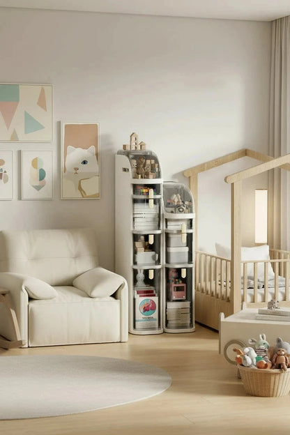 Bathroom Narrow Gap Storage Shelf Floor Cabinet