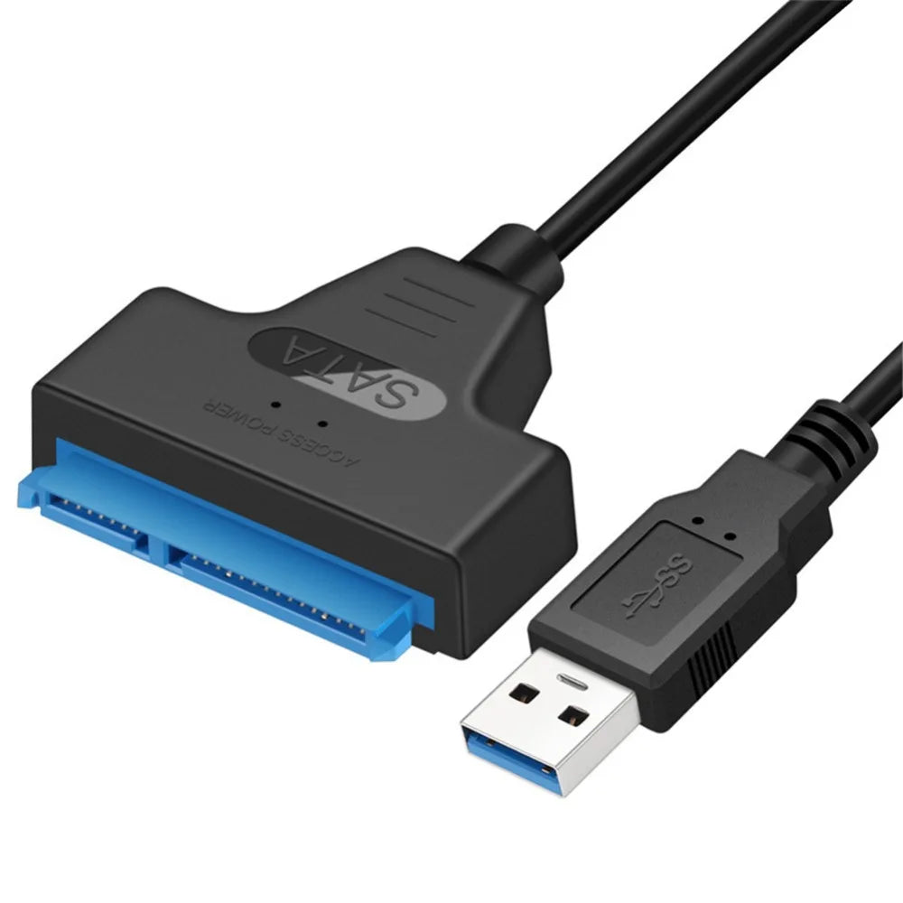 SATA to USB 3.0/2.0/Type-C Adapter Sata Cable Up To 6 Gbps Support 2.5 Inch External HDD SSD Hard Drive 22 Pin Sata III Cable