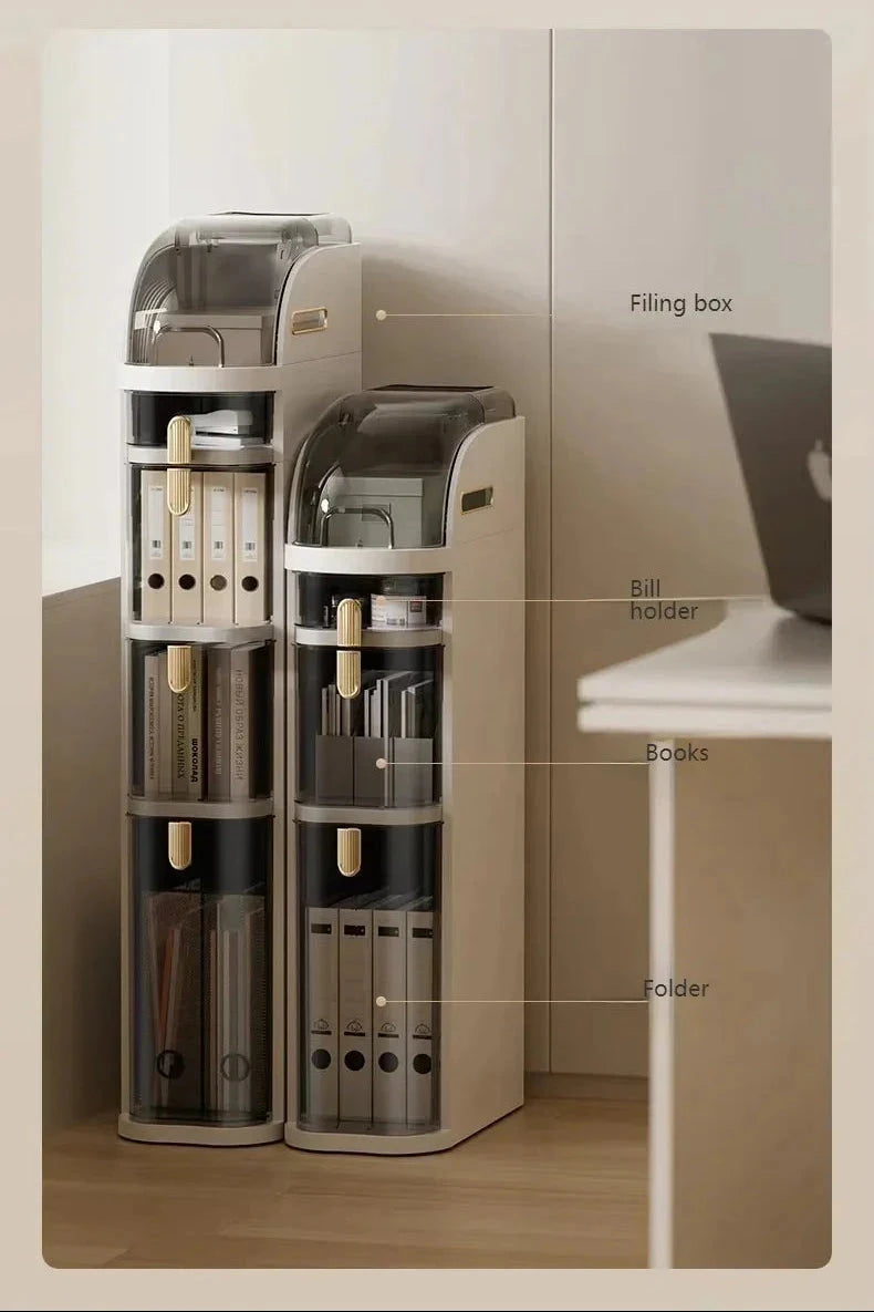 Bathroom Narrow Gap Storage Shelf Floor Cabinet