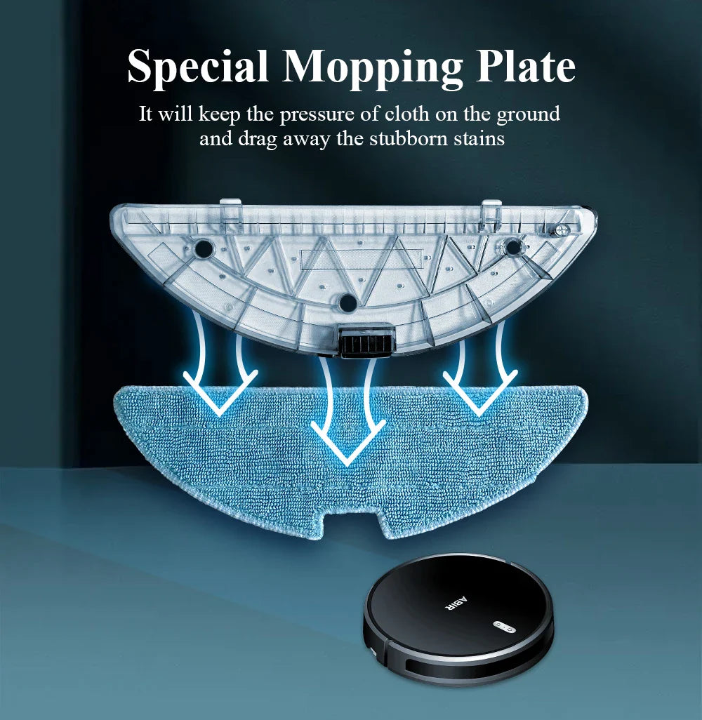 Robot Vacuum Cleaner G20S, 6000Pa Suction,Remote Upgrade, 2 in1 Wet Dry Mop, Wifi App, Smart Vaccum Auto Floor Washing for Home,