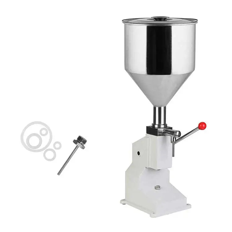 FillinMachine A03 5-50ml Manual Stainless Juice Oil Viscous Liquid Bottle Filling Machine for Cream Shampoo Cosmetic