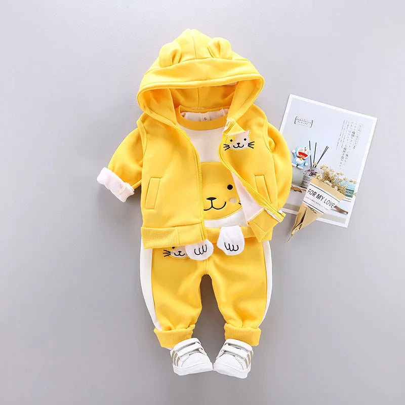 3-Piece Animal Print Baby & Toddler Clothing Set | Unisex | 9M–4T | Cotton Mix