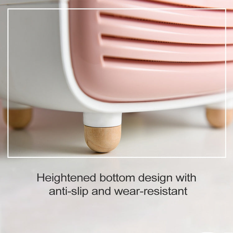 Creative Radio Shape Tissue Box Simple Household Plastic Desktop Storage Box, Size:19x13.5x14cm (Pink)