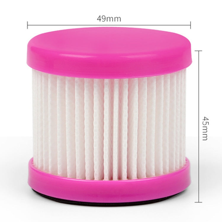 Filter Element Dust Accessories Filter Element for Puppy D-602A / D-607 / D-616 / D-609(Pink)