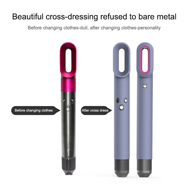 For Dyson Airwrap Hair Modeling Dryer Shockproof Silicone Case (Grey)