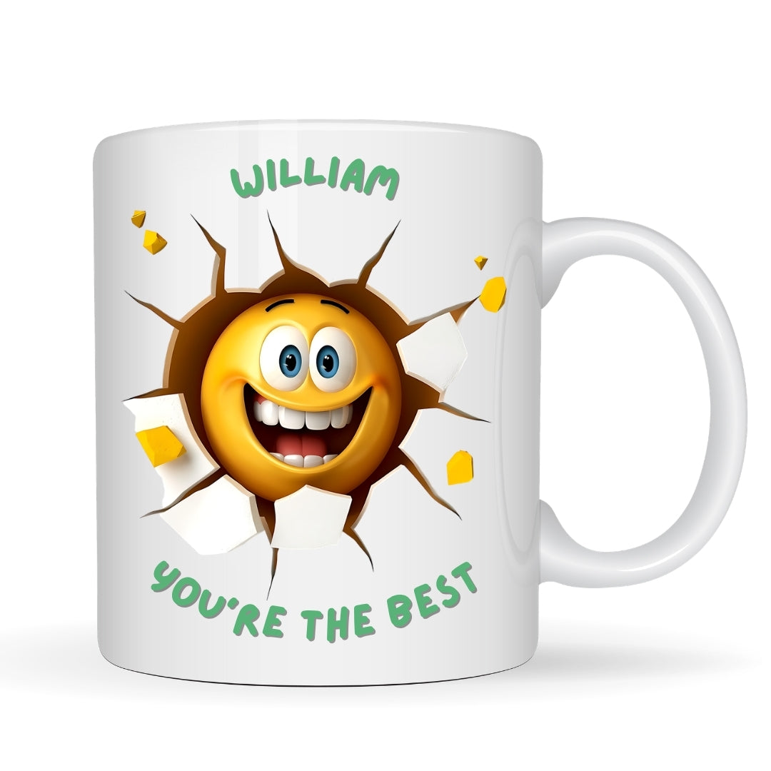 Happy Face Breakout Mug Gift | Mum Dad Friend Gift