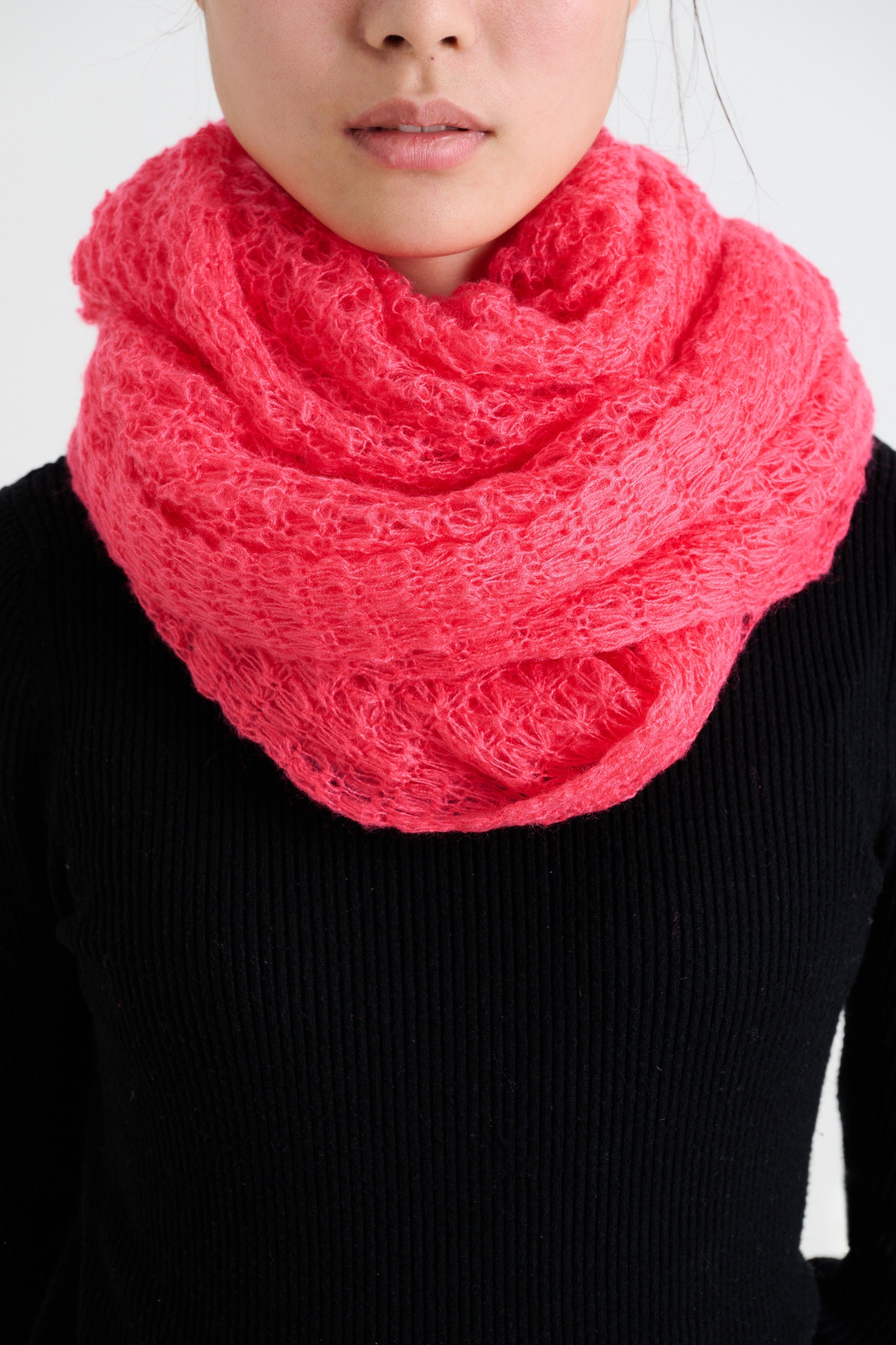 Haversham Pink Knit Snood