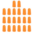 Ten Pairs Non-toxic Orange Soft Memory Foam Material Earplug for Sleeping