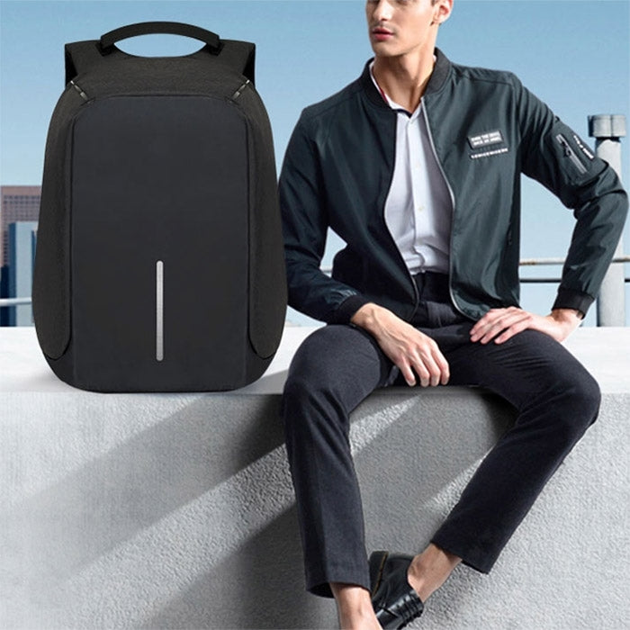 Multi-Function Large Capacity Travel Anti-theft Security Casual Backpack Laptop Computer Bag with External USB Charging Interface for Men / Women, Size: 42 x 29 x 14 cm