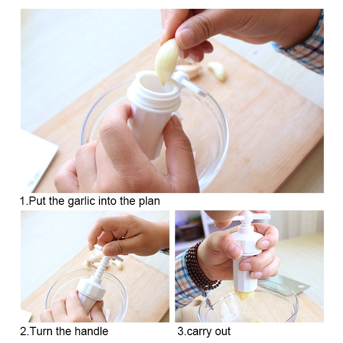 Spinning Style Garlic Presser
