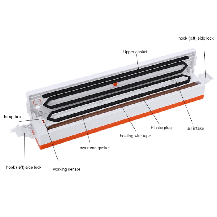 Household Food Preservation Small Automatic Vacuum Sealing Machine, US Plug
