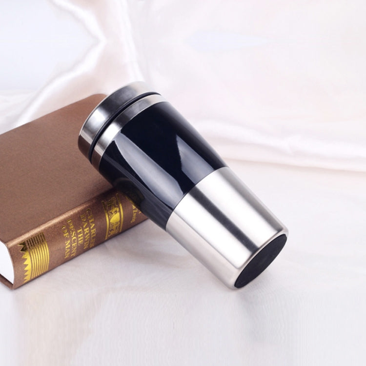 430ml  Double Insulated Stainless Steel Mug In-Car Using Business Water Bottle(Black)
