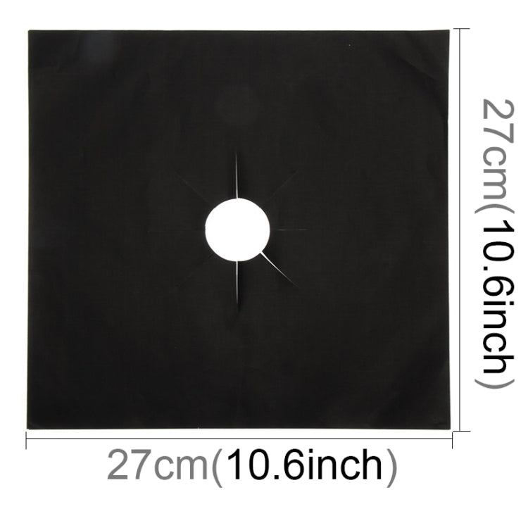 Gas Furnace Surface Ultra-thin Fibre Material Stovetop Protective Cleaning Pad, Size: 27*27cm, 0.08mm