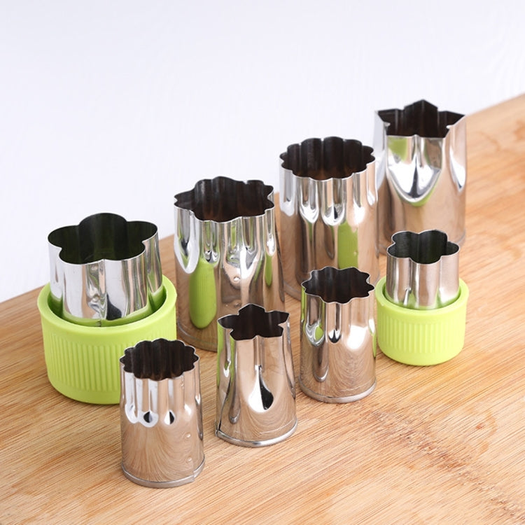 8 in 1 Stainless Steel Fruits Vegetables Cutting Embossed Dies Butterfly Patch Embossed Printing Creative Cut Tools