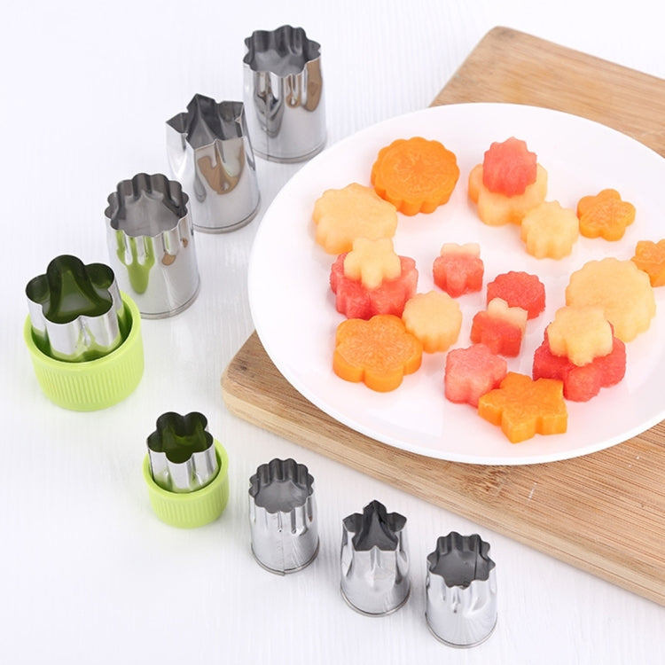 8 in 1 Stainless Steel Fruits Vegetables Cutting Embossed Dies Butterfly Patch Embossed Printing Creative Cut Tools