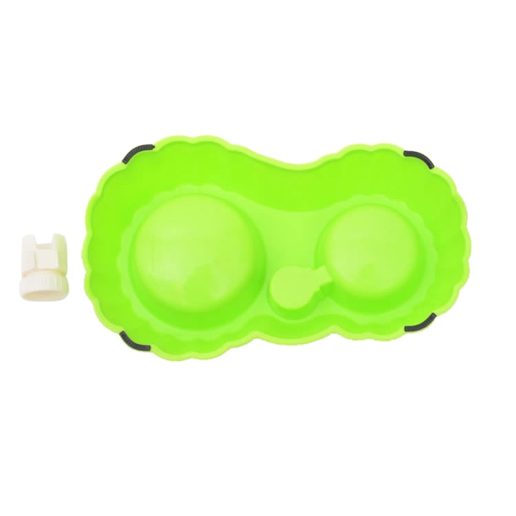 Pumpkin Shape Dog Cat Food Dish + Drinking Water Double Bowls with Automatic Water Dispenser, Size: S, Size: S  Green, Size: S  Blue, Size: S  Magenta, Size: S  White, Size: S Yellow, Size: S  Coffee