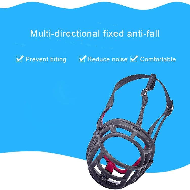 Dog Muzzle Prevent Biting Chewing and Barking Allows Drinking and Panting, Size: 8.2*7.6*10.4cm, Size: 8.2*7.6*10.4cm
