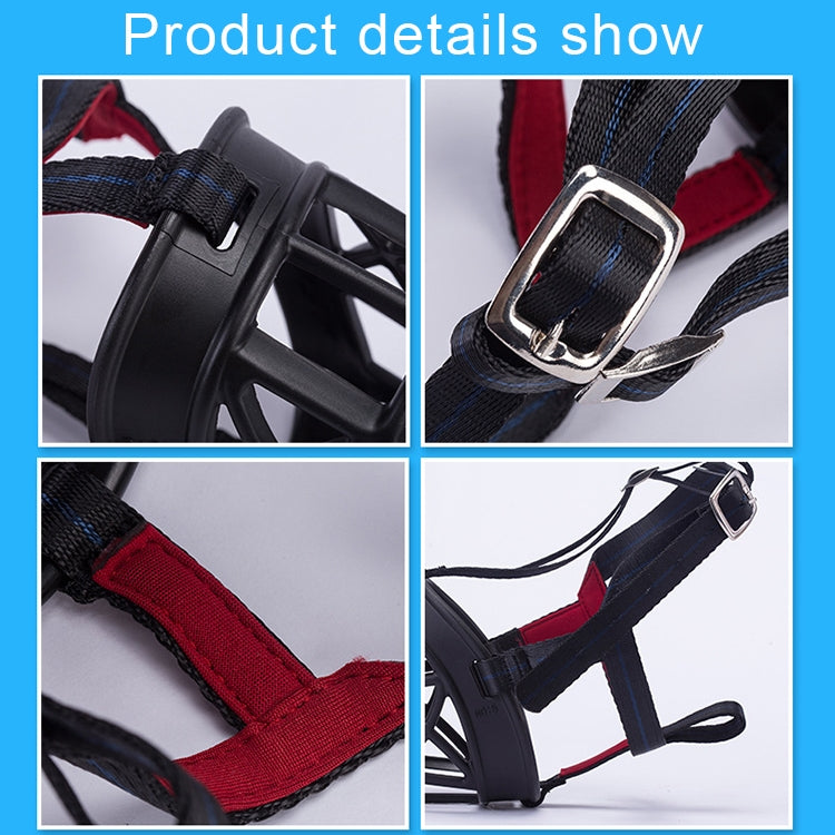 Dog Muzzle Prevent Biting Chewing and Barking Allows Drinking and Panting, Size: 8.2*7.6*10.4cm, Size: 8.2*7.6*10.4cm