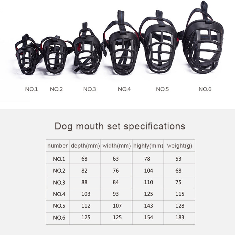 Dog Muzzle Prevent Biting Chewing and Barking Allows Drinking and Panting, Size: 8.2*7.6*10.4cm, Size: 8.2*7.6*10.4cm
