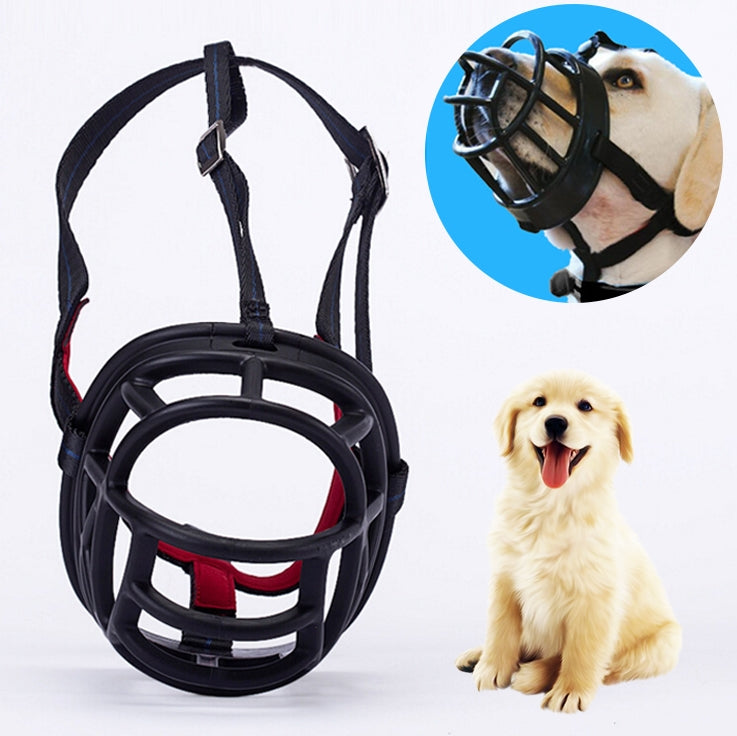 Dog Muzzle Prevent Biting Chewing and Barking Allows Drinking and Panting, Size: 8.2*7.6*10.4cm, Size: 8.2*7.6*10.4cm