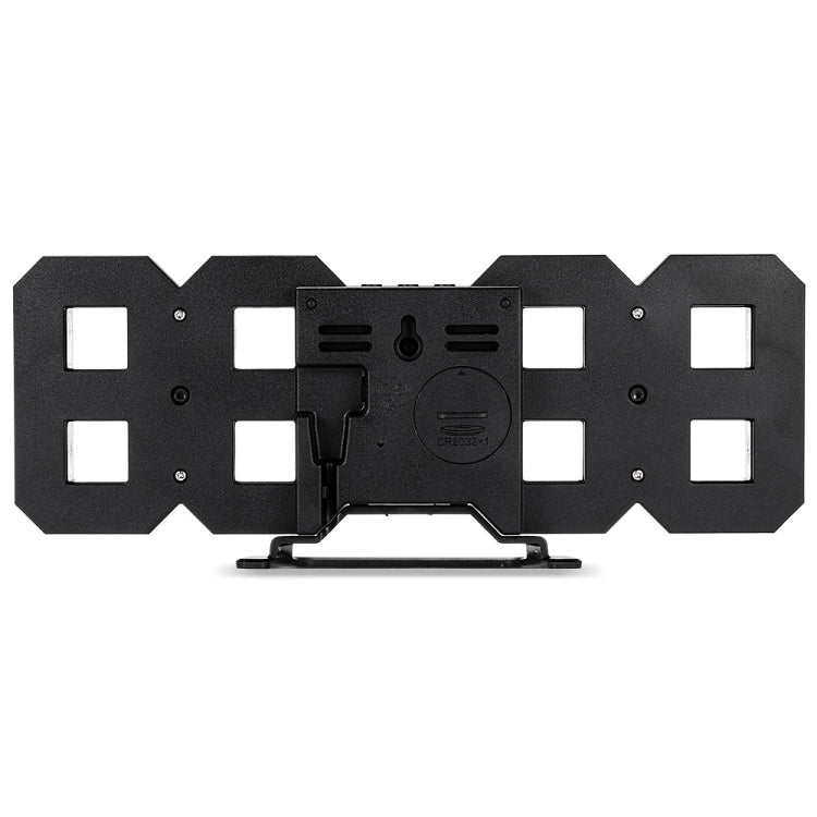 Multi-Function Large 3D LED Digital Wall Alarm Clock with Snooze Function, 12/24 Hours Display for Home, Kitchen, Office, DC 5V, CE Certificated, Black Body White Characters, Black Body Green Characters, Black Body Blue Characters                      ...