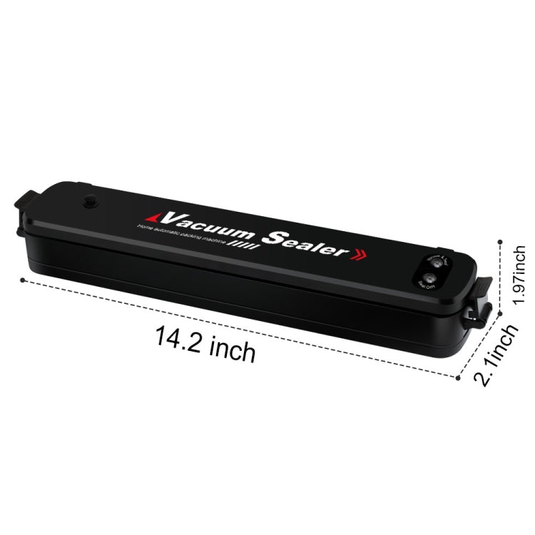 Automatic Vacuum Sealer for Household Food Preservation, with Food Grade Vacuum Bags